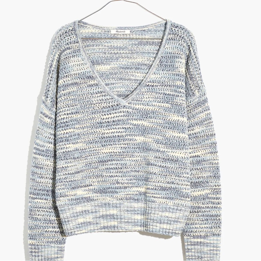 Southbrook Open-Stitch Pullover Sweater in Space-Dye
Brand new with tags